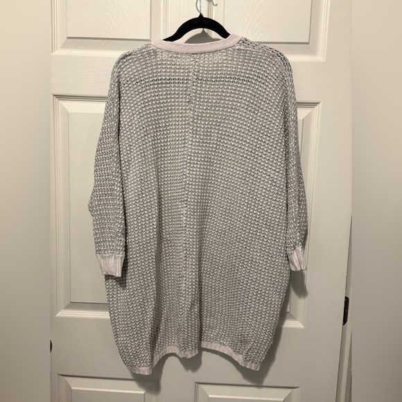 Aeropostale Women's Light Gray Cardigan - Picture 4 of 4